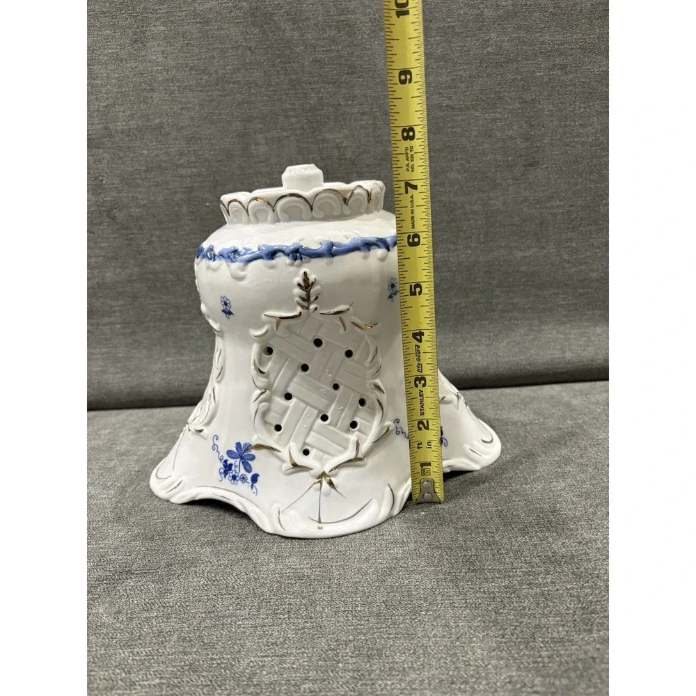 Lampshade Replacement Georgian/Colonial Revival Blue White‎ Courting Couple 7.5
